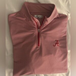 Peter Millar Alabama Striped Quarter-Zip
